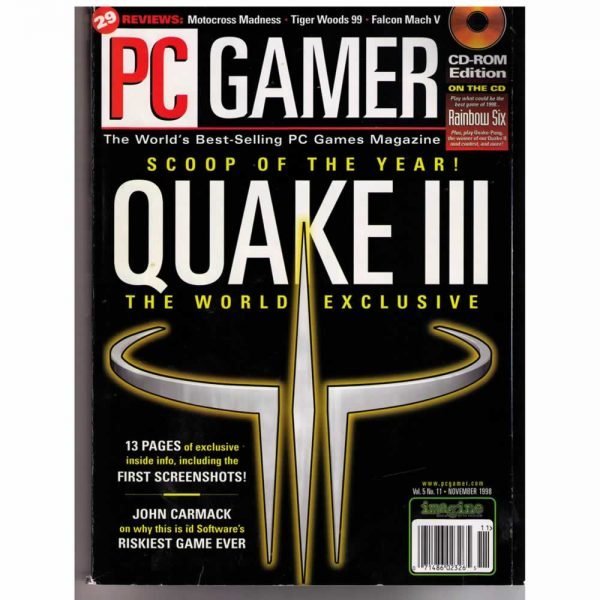 PC Gamer Magazine November 1998 Vol. 5, No. 11